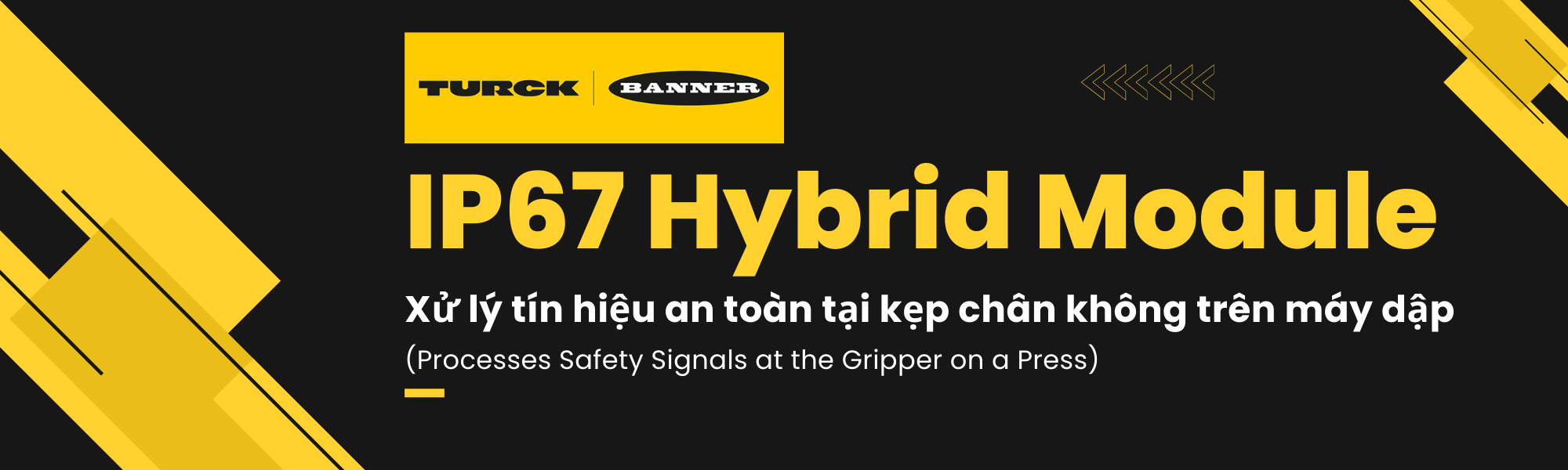 IP67 HYBRID MODULE XỬ LÝ TÍN HIỆU AN TOÀN TẠI KẸP CHÂN KHÔNG TRÊN MÁY DẬP 