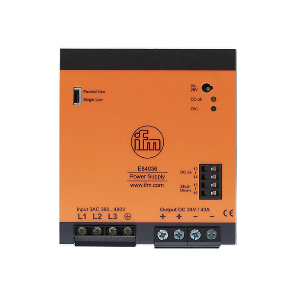 BỘ NGUỒN PSU-3AC/24VDC-40A - E84036 IFM