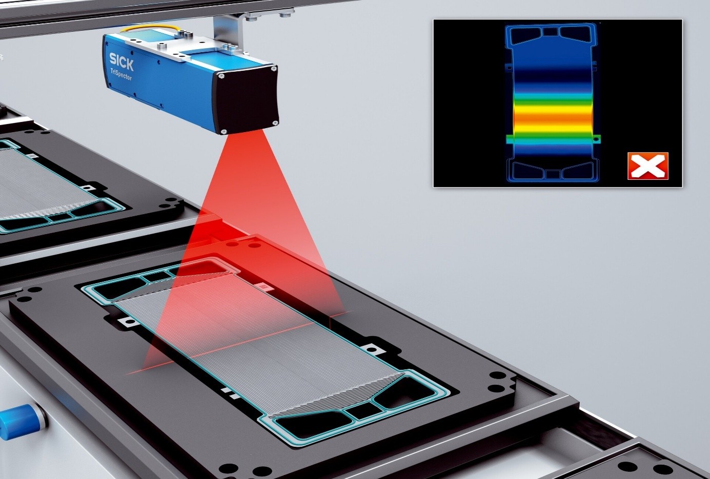 GIẢI PHÁP ĐO LƯỜNG TẤM LƯỠNG CỰC (BPP) BẰNG CẢM BIẾN 3D SICK TRISPECTOR1000 VÀ RULER3000