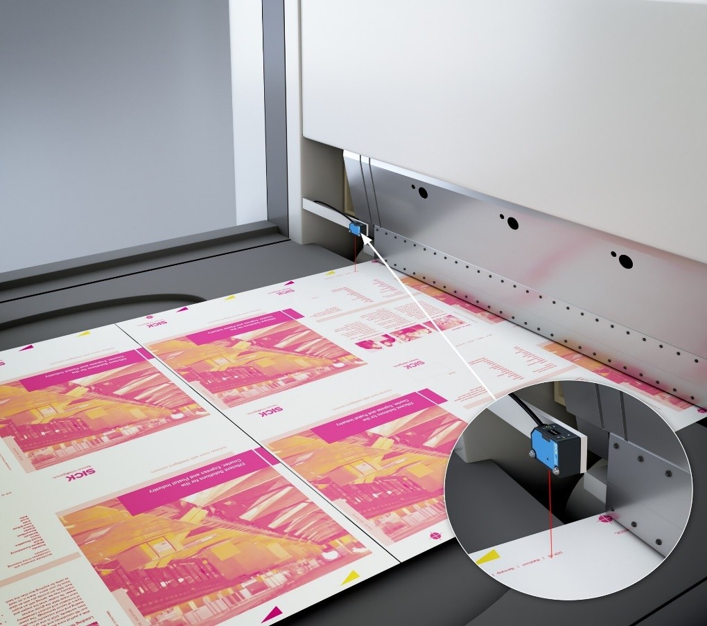 GIẢI PHÁP ĐIỀU KHIỂN VỊ TRÍ VÀ TIÊU ĐIỂM ĐẦU IN BẰNG CẢM BIẾN LASER SICK