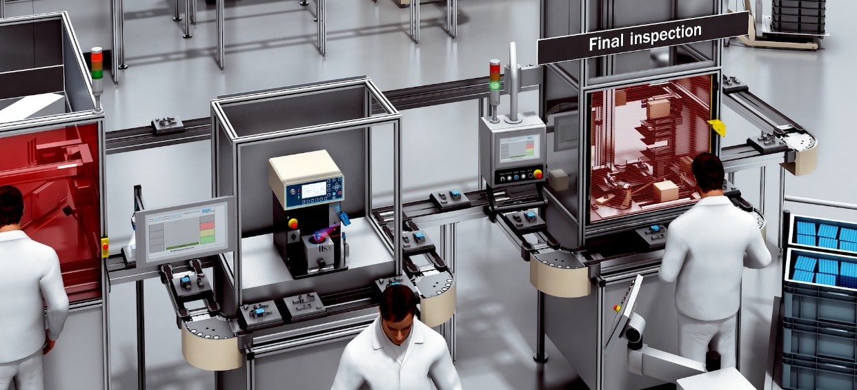 GIẢI PHÁP NHẬN DẠNG GIÁ MANG HÀNG HÓA (WORKPIECE CARRIER) TRONG LOGISTICS VỚI SIG300 VÀ CÔNG NGHỆ RFID