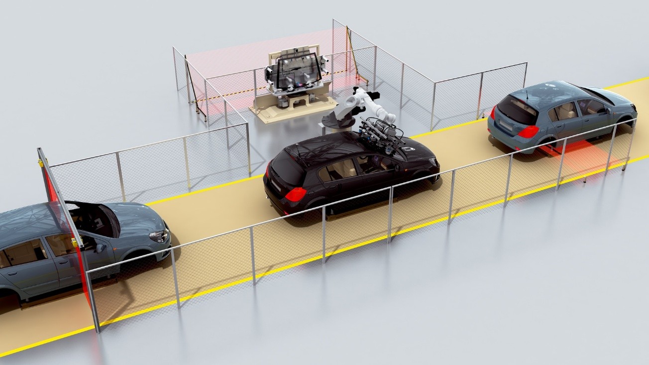 ỨNG DỤNG CẢM BIẾN BÃ NGÃ (FORK) SICK WFE TRONG NGÀNH SẢN XUẤT Ô TÔ