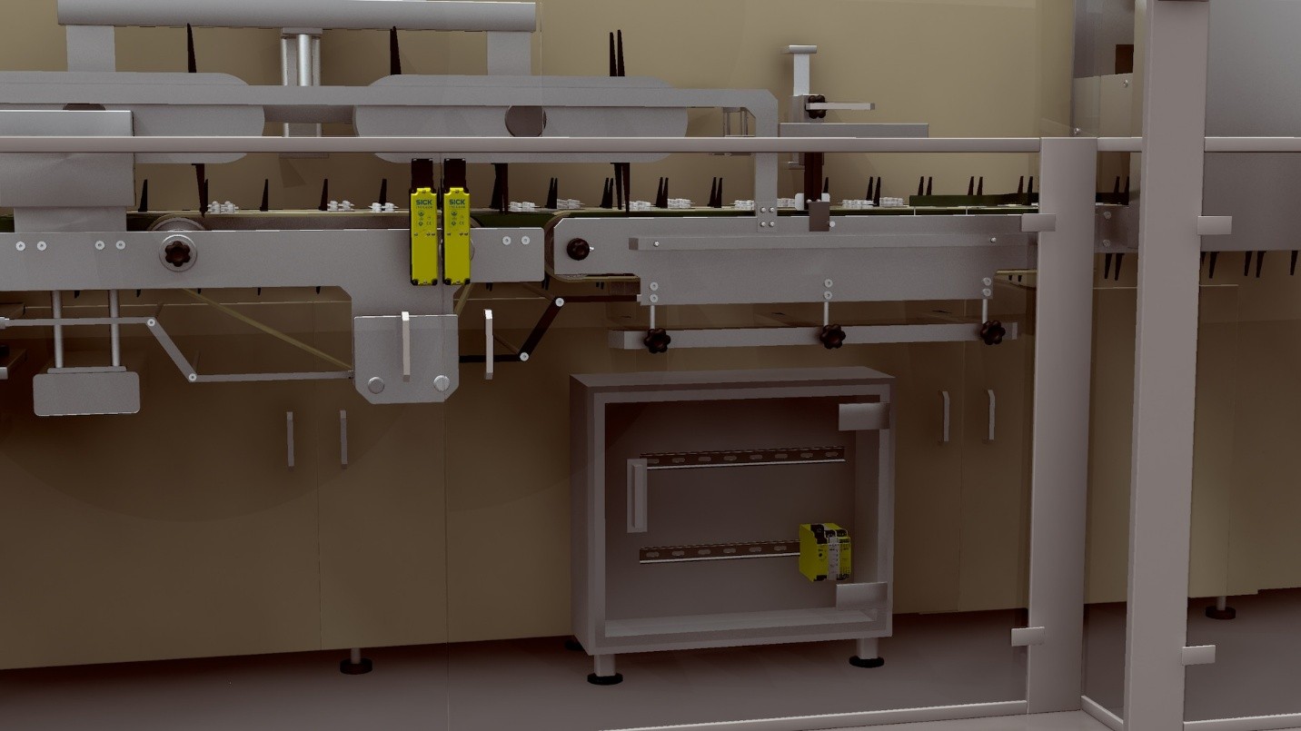 GIẢI PHÁP GIÁM SÁT CỬA AN TOÀN VỚI SAFETY INTERLOCK – I10 LOCK VÀ FLEXI SOFT SAFETY CONTROLLER