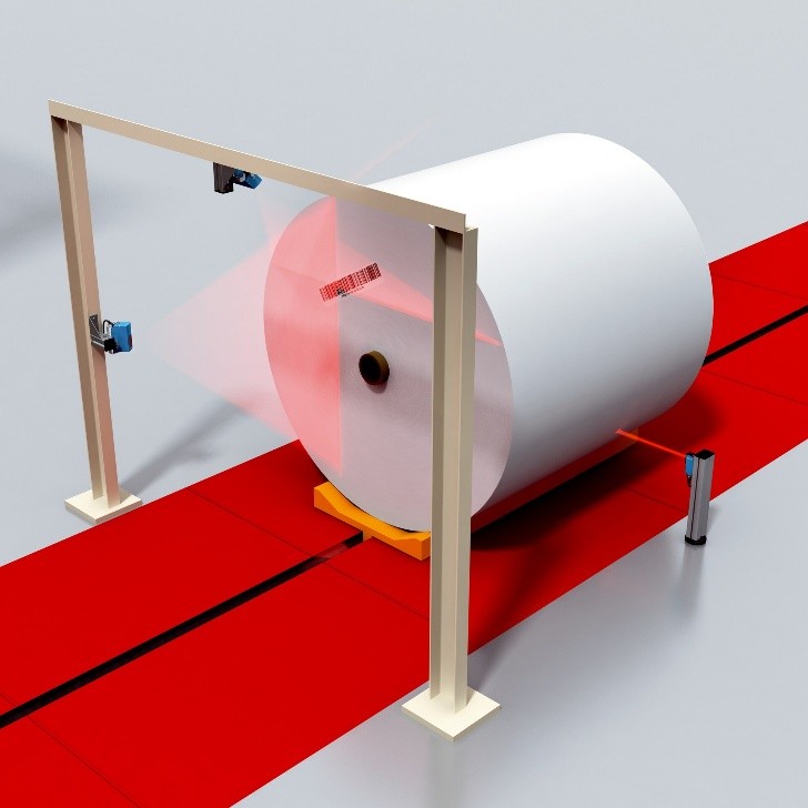 GIẢI PHÁP NHẬN DẠNG ĐA HƯỚNG CHO CUỘN GIẤY VỚI CLV65X VÀ W16 TỪ SICK