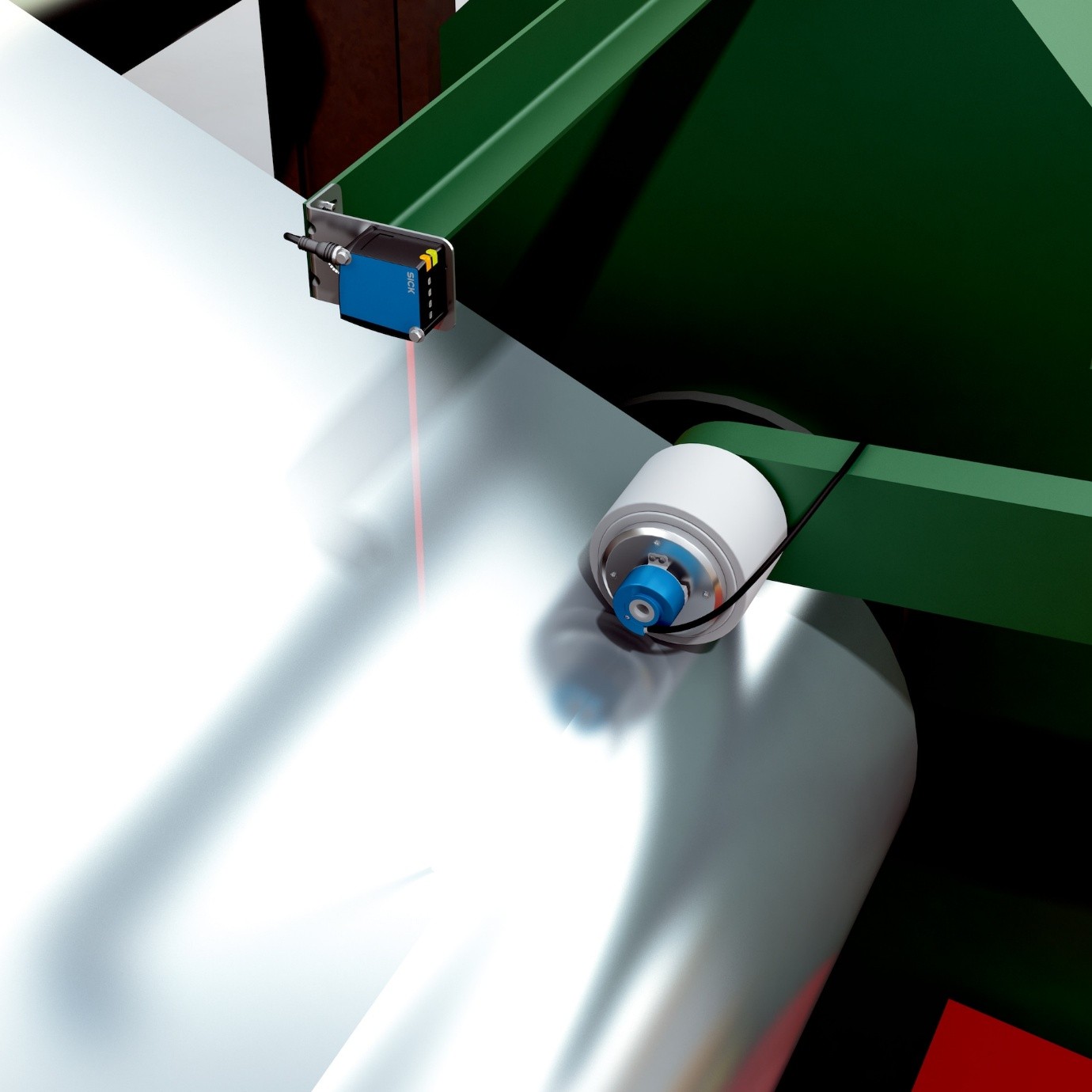 GIẢI PHÁP KIỂM SOÁT CHIỀU RỘNG VÀ ĐƯỜNG KÍNH CUỘN KIM LOẠI CỦA SICK