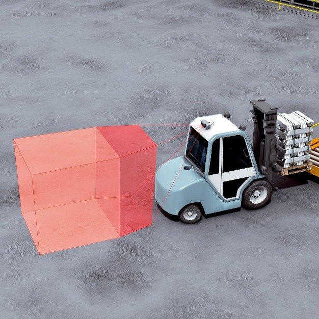 CẢNH BÁO VA CHẠM CHO XE NÂNG NGƯỜI LÁI