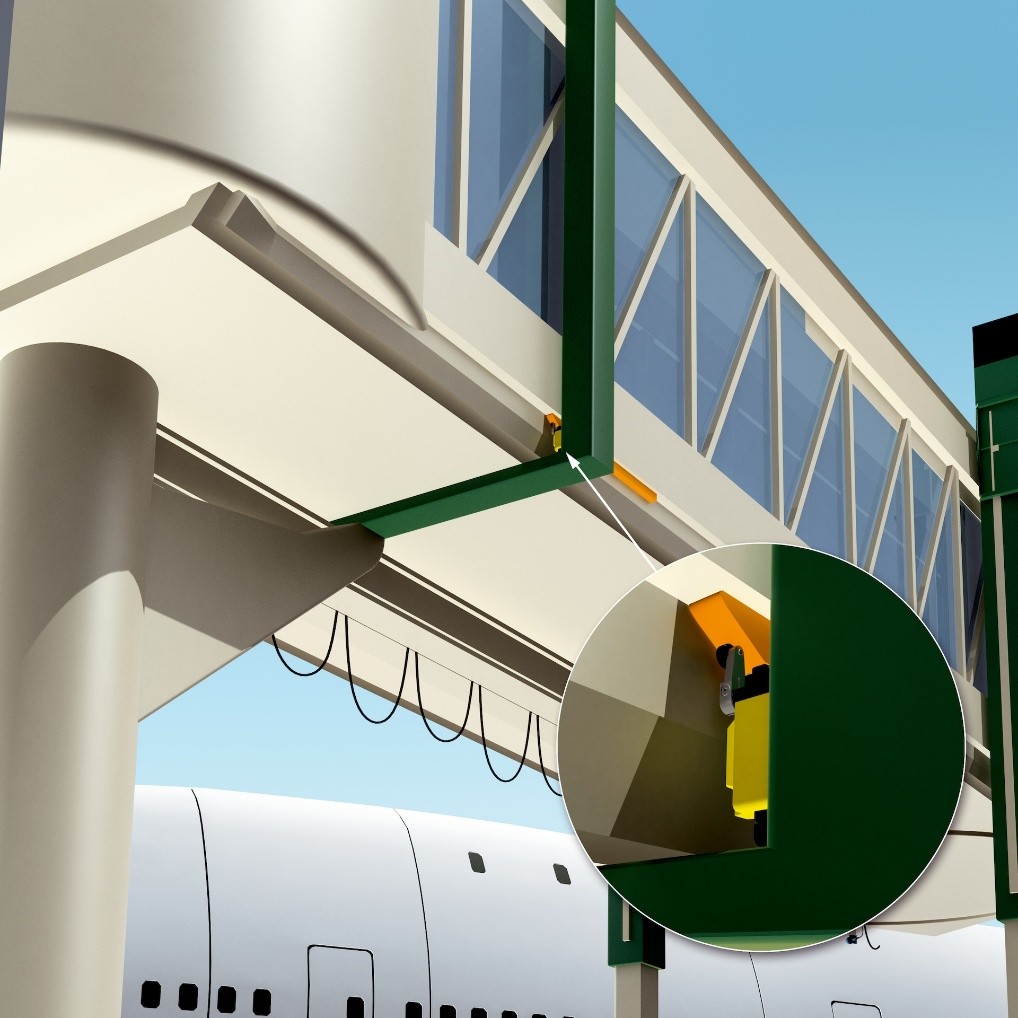 GIÁM SÁT VỊ TRÍ CUỐI CỦA CẦU DẪN HÀNH KHÁCH BẰNG CÔNG TẮC AN TOÀN