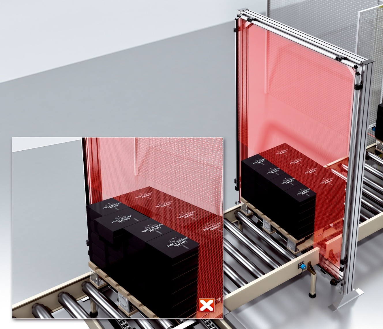 GIẢI PHÁP KIỂM TRA PHẦN NHÔ RA TRÊN PALLET