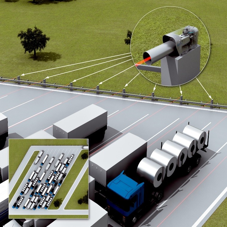 GIẢI PHÁP XÁC ĐỊNH SỨC CHỨA CÒN TRỐNG TRONG HÀNG ĐỖ XE TẢI