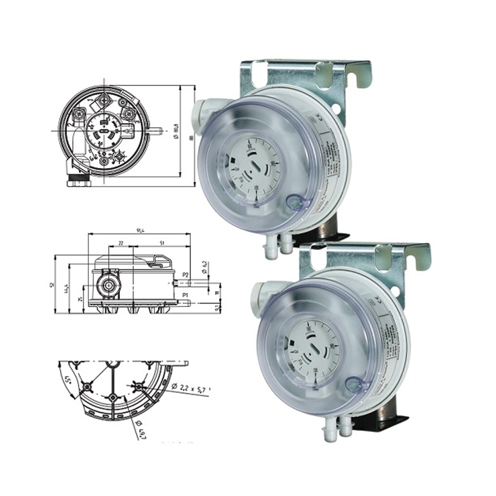 CÔNG TẮC ÁP SUẤT HUBA 604.9010001